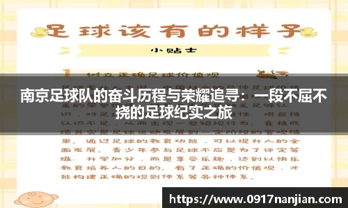 南京足球队的奋斗历程与荣耀追寻：一段不屈不挠的足球纪实之旅