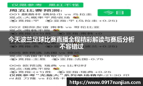 今天波兰足球比赛直播全程精彩解读与赛后分析不容错过